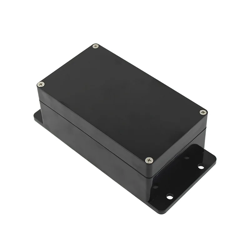 Black Box Outdoor Waterproof Case ABS Plastic Box Electronic Project Instrument Case Electrical Junction Box Enclosure Housing