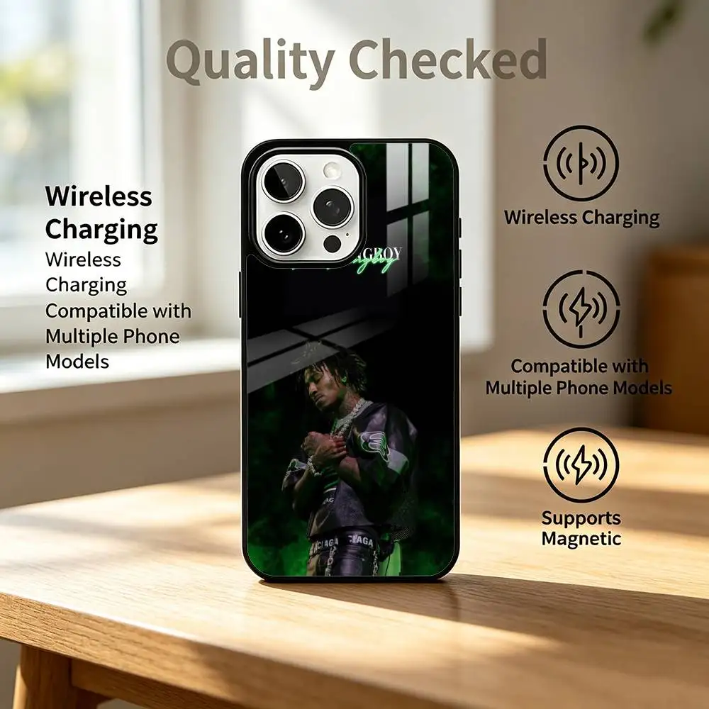 Stylish R-Rapper nba youngboy  Magnetic Case for iPhone 17 16 15 14 13 12 11 Pro Max Plus Cover