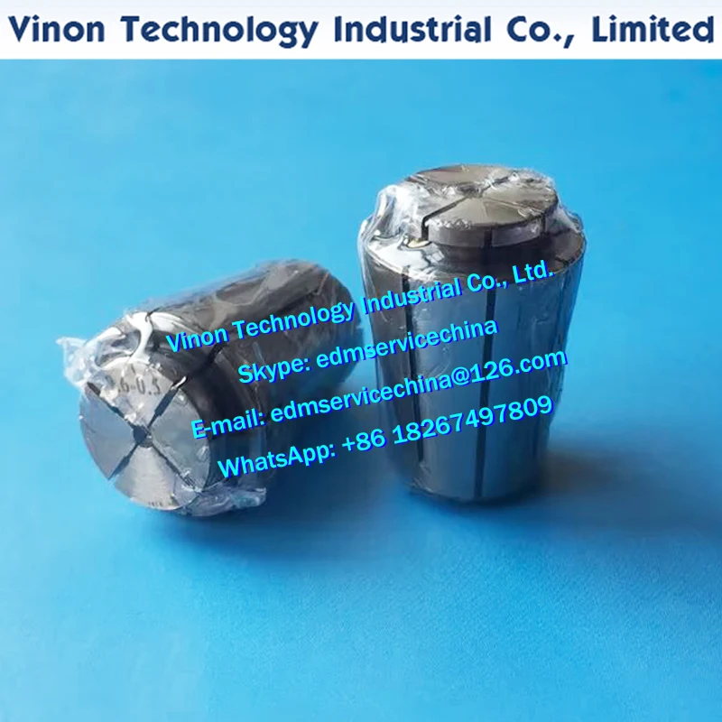 Tube Collet Stainless Steel Ø0.2-Ø3.0mm for edm drilling machine zgtech rotary head,EDM rotating head precision micro tube clamp
