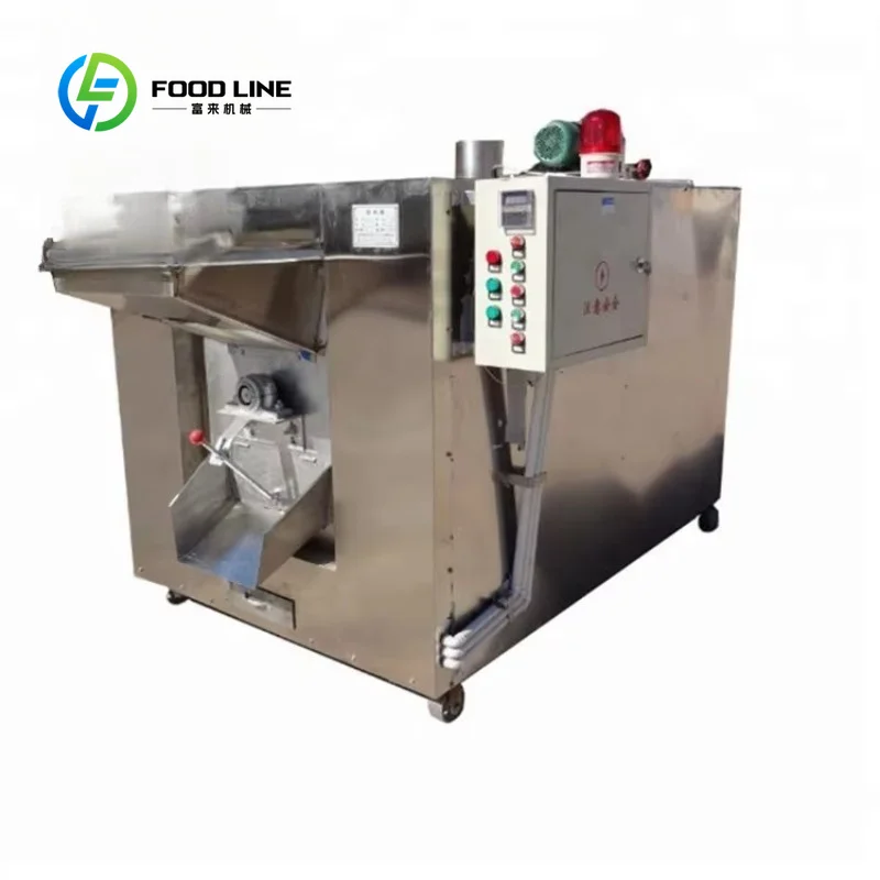 Custom Single Cylinder Roaster Gas Heating Square Baking Machine for Snack Shop Wholesale Price Available