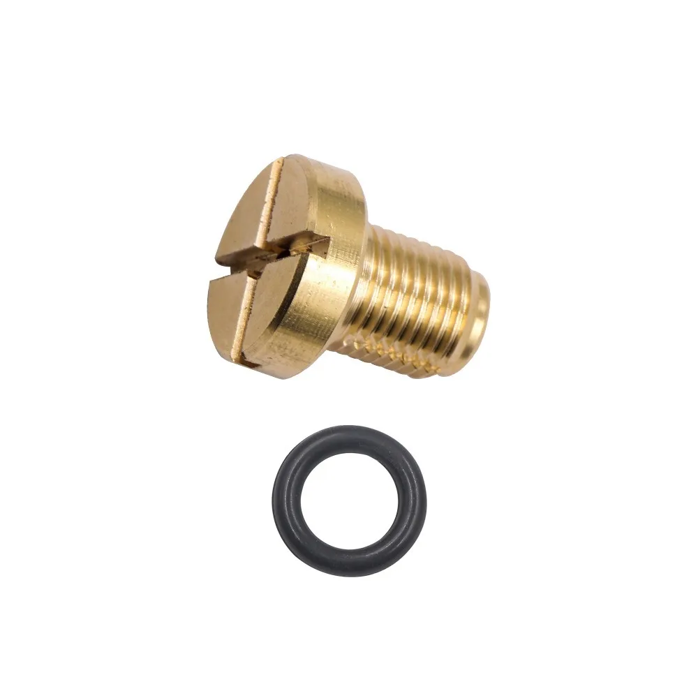 Auto Accessories 17111712788 Radiator Screw Brass Rubber Bleeder Screw with O-ring Durable Coolant Screw for BMW E36 E39 E46