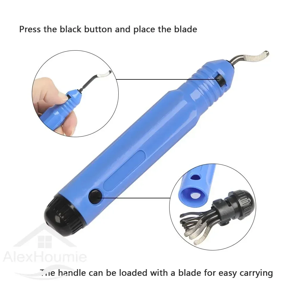 Hand Burr Trimming Knife BS1010 NB1100 Edge Scraper Pipe Trimmer HSS Plastic Metal Wood Deburring Tools Rough Edge Remover