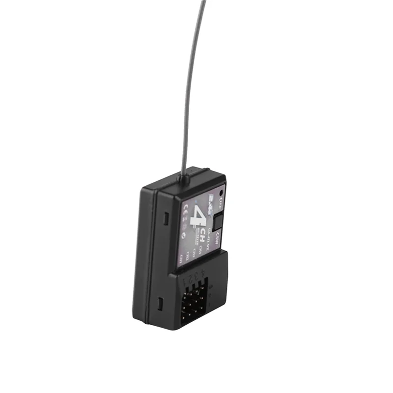 AS96-2X 4CH 2.4Ghz Radio Control Systeem Ontvanger Voor GA-4H-TX Zender, RC Auto Boot Model Ontvanger