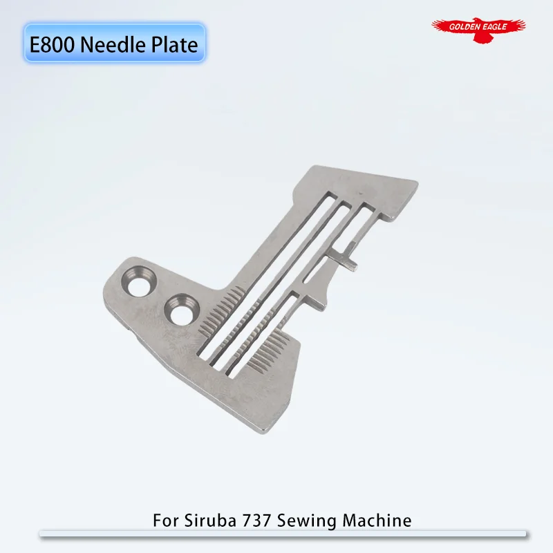 E800 Throat Plate Fit For Siruba 737 (700F 3 Thread) Industrial Overlock Sewing Machine Parts Generic Quality Needle Plate