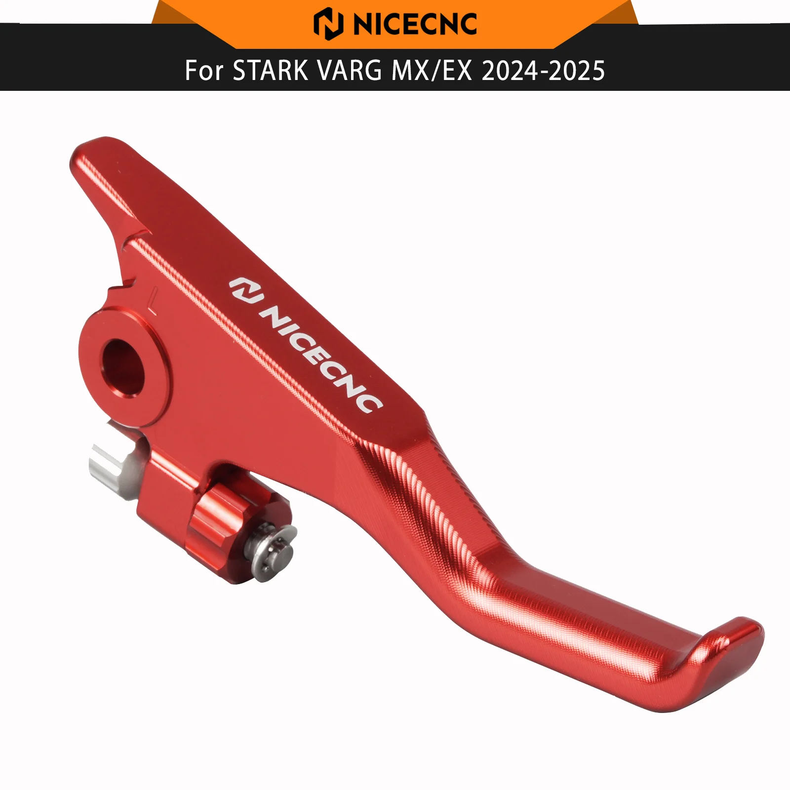

NICECNC Left Shorty Brake Lever For Stark Varg EX MX 2024-2025 Electrical Bike Parts Billet Aluminum Motorcycle CNC-machined