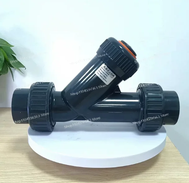 Angle valve seat Y-shaped check valve plastic pipe horizontal environmentally friendly type