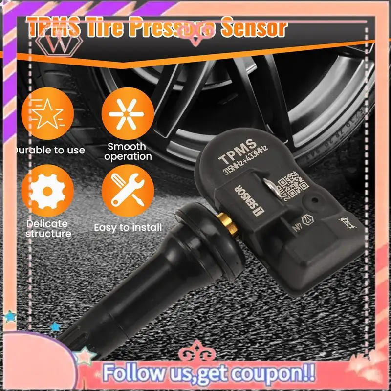 

Durable 4Pcs Programming MX Sensor TPMS Tire Pressure Monitor Sensor 315MHZ 433MHZ Universal 2 In 1 Repair Tool For-Autel