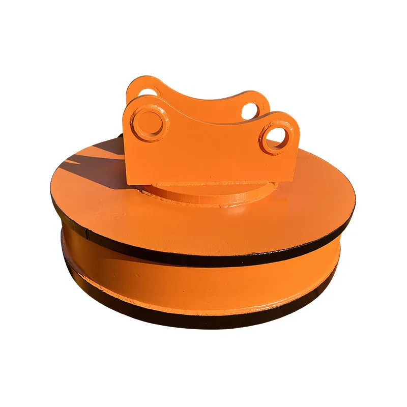Manufacturer wholesale round large suction electromagnetic chuck gantry crane scrap loading and unloading