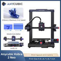 Anycubic Kobra 2 Neo FDM 3D Printer 250mm/s Faster Printing Speed LeviQ 2.0 Auto-leveling High Speed Printing 250x220x220mm