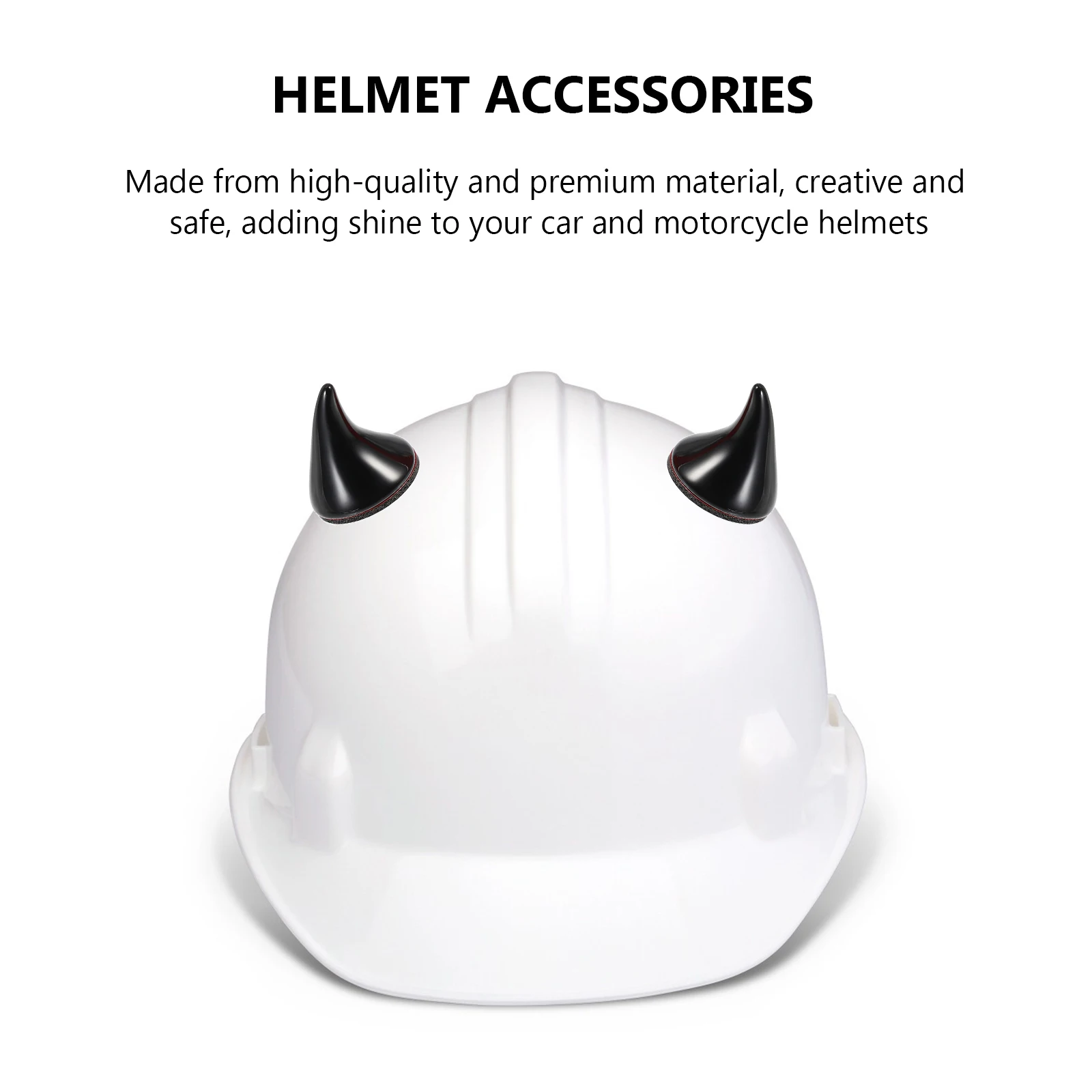 

8pcs Evil Horns Accessories Durable Lightweight Decorations for Motorcycle Car Helmets Safe