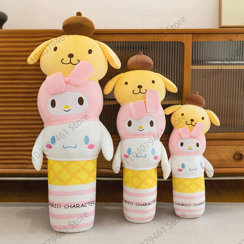 

Плюшевая игрушка Kawaii Pochacco 100 см, аниме-персонаж Sanrio Melody, плюшевая игрушка Cinnamoroll в виде мороженого, подарок на день рождения для взрослых и детей, подушка для сна