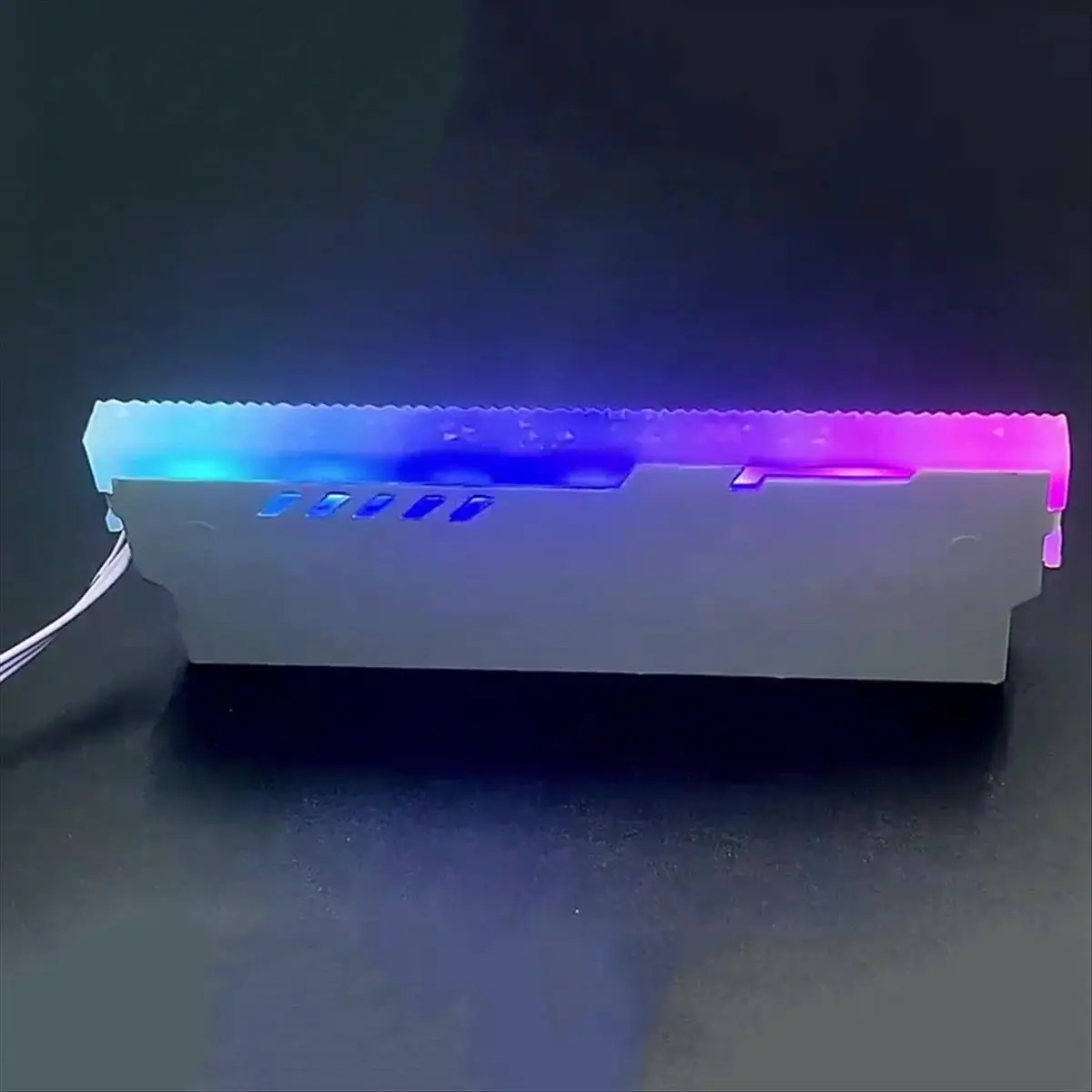 giftnew Aluminum Desktop Memory Module Heat Dissipation Vest, ARGB Light Effect, Desktop Memory Heat Dissipation Vest