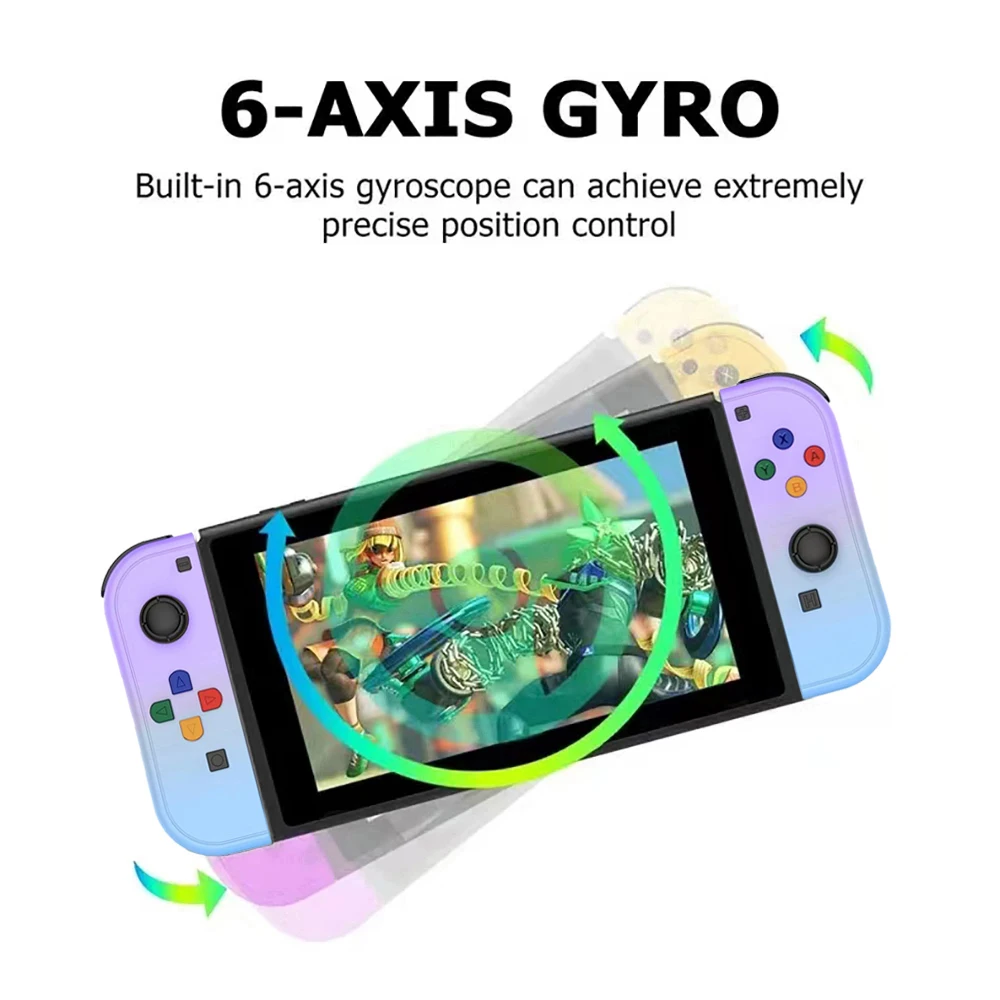 Multicolor Switch Joycon Controllers 5