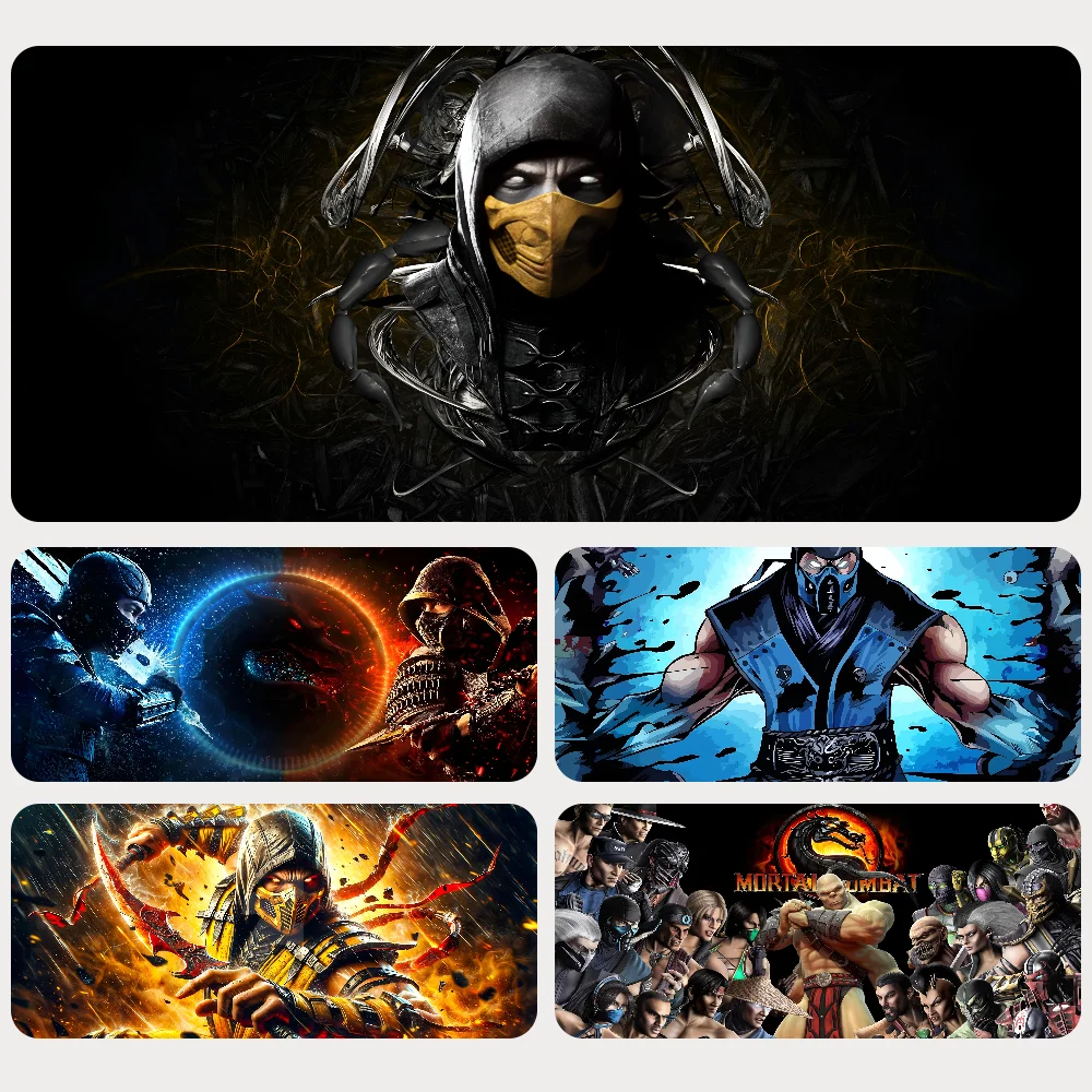 

Mortal Kombat Mousepad Mouse Mat Desk Mat With Pad Gaming Accessories Prime Gaming XXL Keyboard Pad Padding Mat