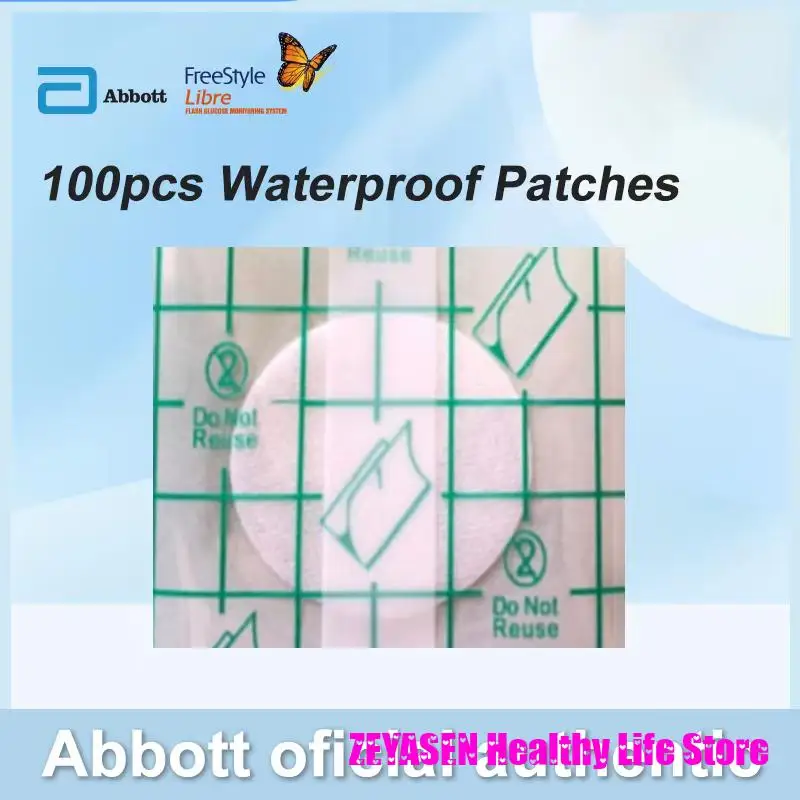 

100/200/300pcs Transparent Waterproof Adhesive Patches Freestyle Libre Sensor Covers Patch Clear Cgm Overpatch Tape Abbott