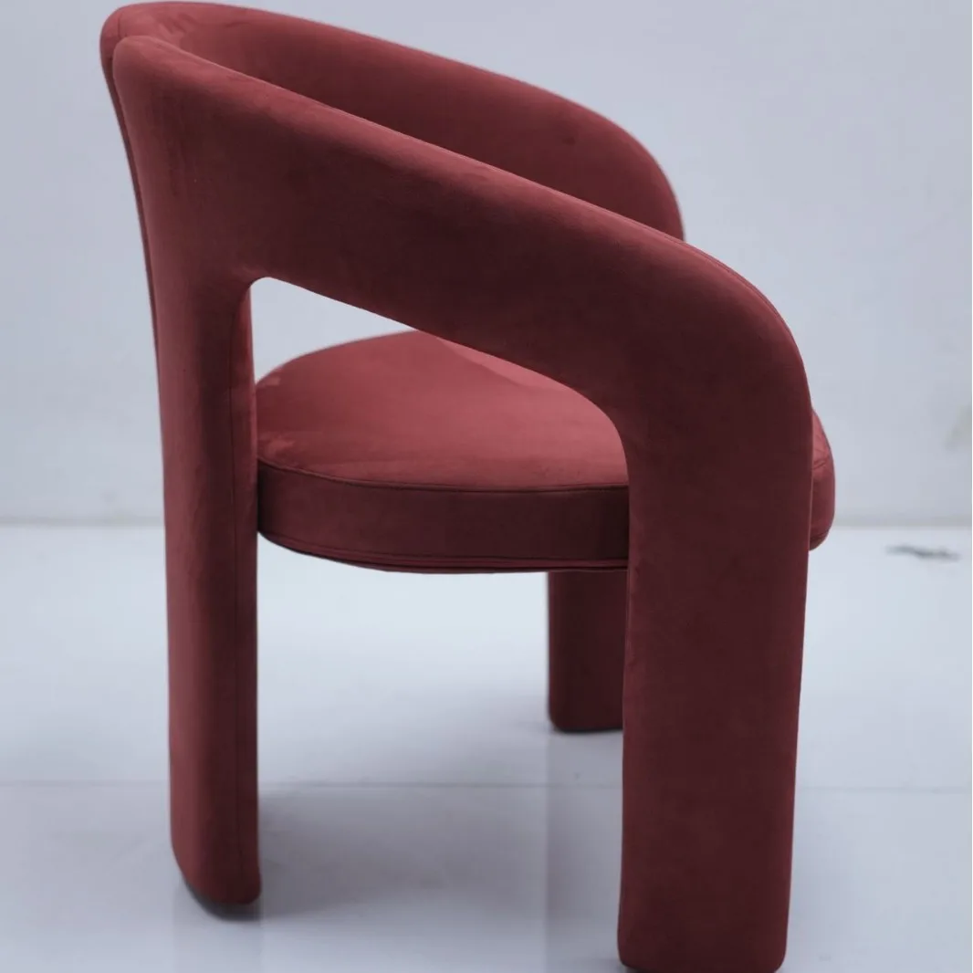 كرسي طعام كاجوال مريح للمنزل، كرسي خلفي لتقديم الطعام، مقعد تجاري