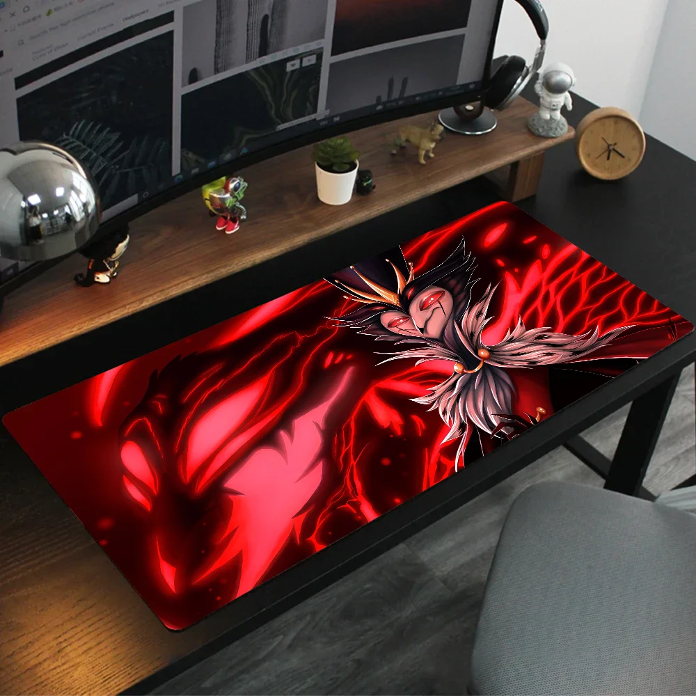 Anime H-Hazbin H-Hotel Mousepad Large Gaming Mouse Pad LockEdge Thickened Computer Keyboard Table Desk Mat image 2