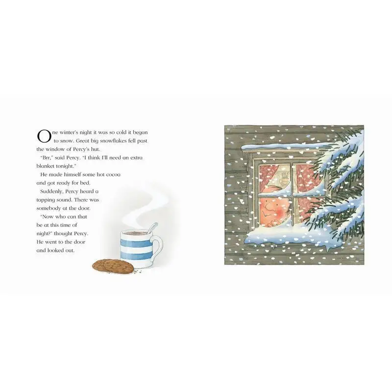 A Percy The Park Keeper Story  One Snowy Night Nick Butterworth Harper Collins UK 9780007146932 Book