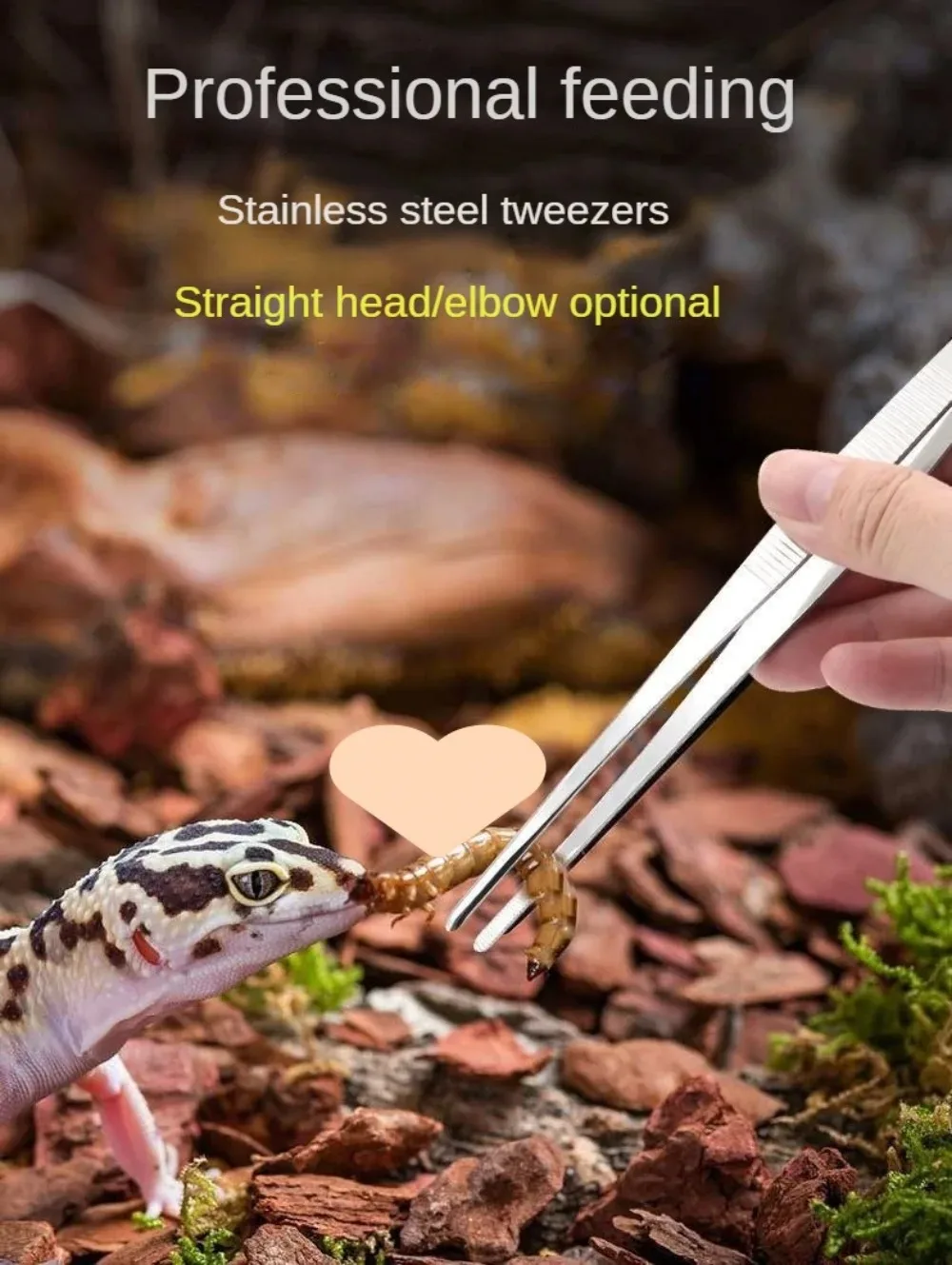 Multifunktionale Edelstahl-Ellbogenpinzette, Aquarium-Clip, lange Zange, rutschfeste Pinzette, Pinzette für die Tierfütterung – Detail 1