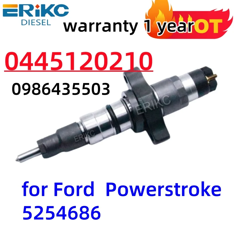 

0445120210 (0986435503) Precise Fuel Injector 0 445 120 210 Common Rail Injector 5254686 for Ford Powerstroke ERIKC