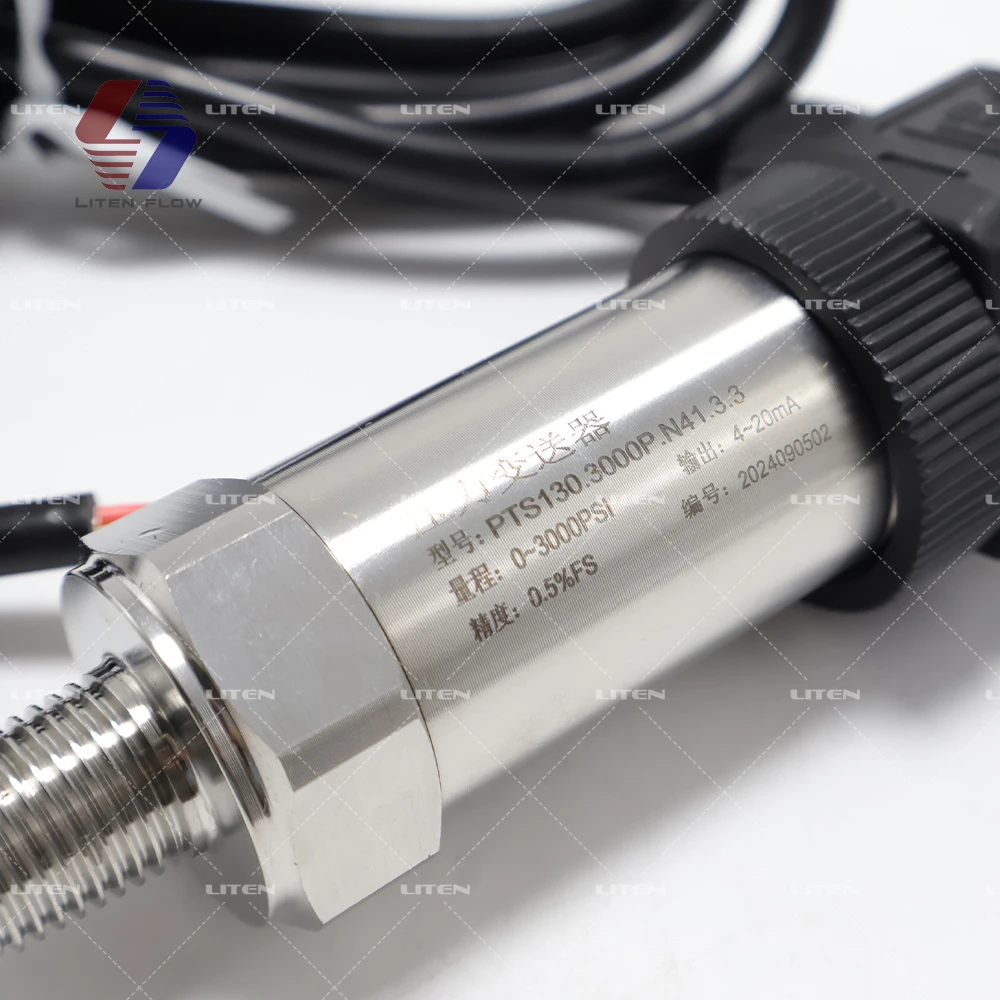 

2025 new Explosion-proof Pressure Transducer 4-20mA Output 1/4"NPT Silicon Pressure Transmitter 0~3000psi