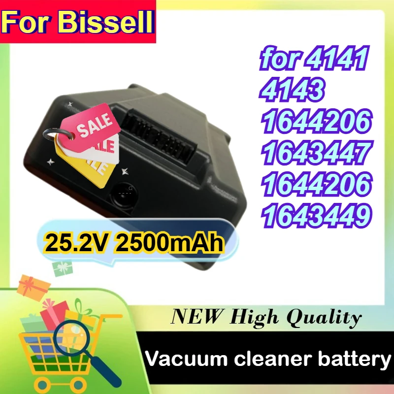 

For Bissell 4141 4143 1644206 1643447 1644206 1643449 25.2V 2500mAh Handheld Vacuum Cleaner Accessories Battery