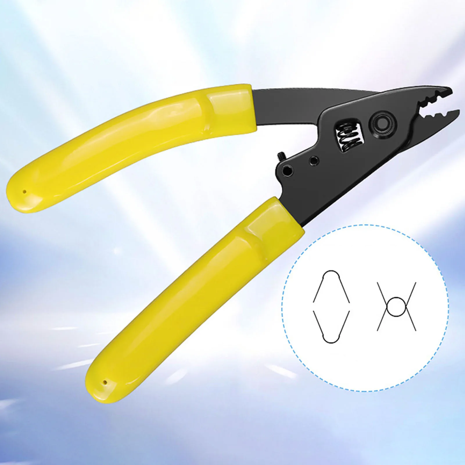 

Профессиональные-3 волоконно-оптические плоскогубцы, прочные плоскогубцы из высокоуглеродистой стали для резки и обжима