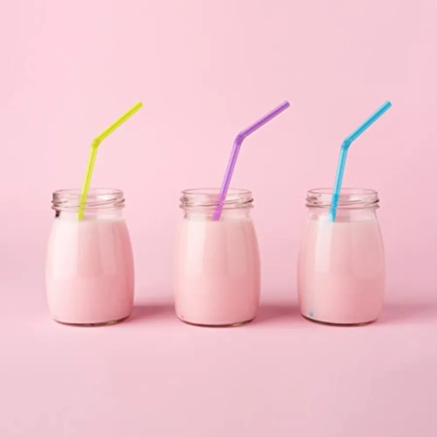 Biodegradable Flexible Drinking Straws 200 Count 100% PlantBased Compostable Colorful Eco Friendly Alternative to Plastic Straws