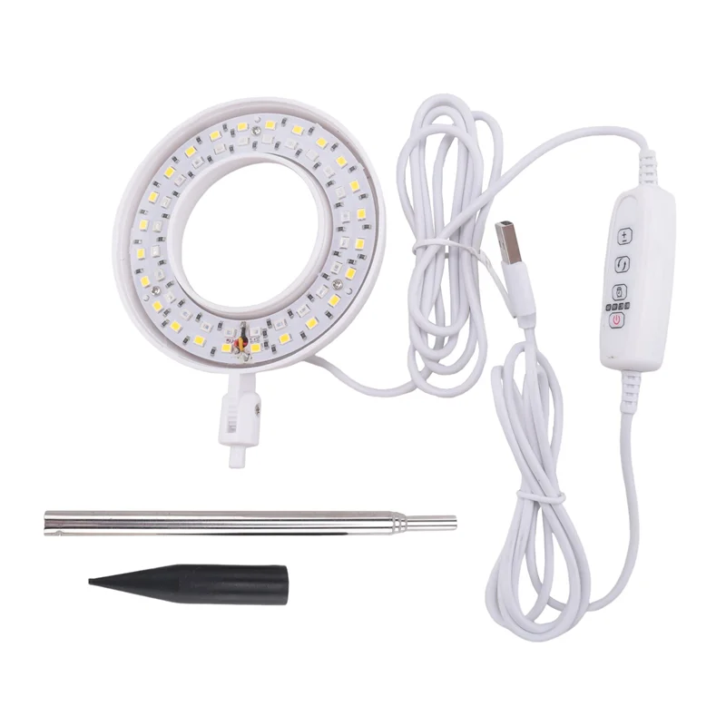 AB45 LED 成長ライト、屋内植物成長用ハロー植物ランプ、オートタイマー 4/8/12/18 時間、盆栽多肉植物小植物用