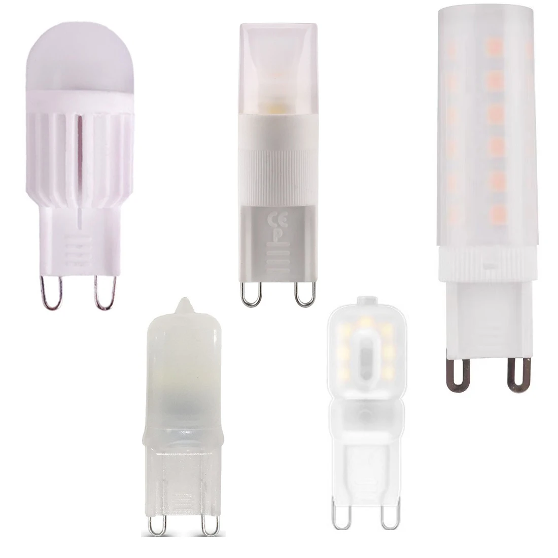 G9 LED Light Bulb Milky Frosted Cover AC220V  AC110V Corn Light Bulbs for Pendant  Chandelier Replace Halogen Lamp 20W 30W 50W