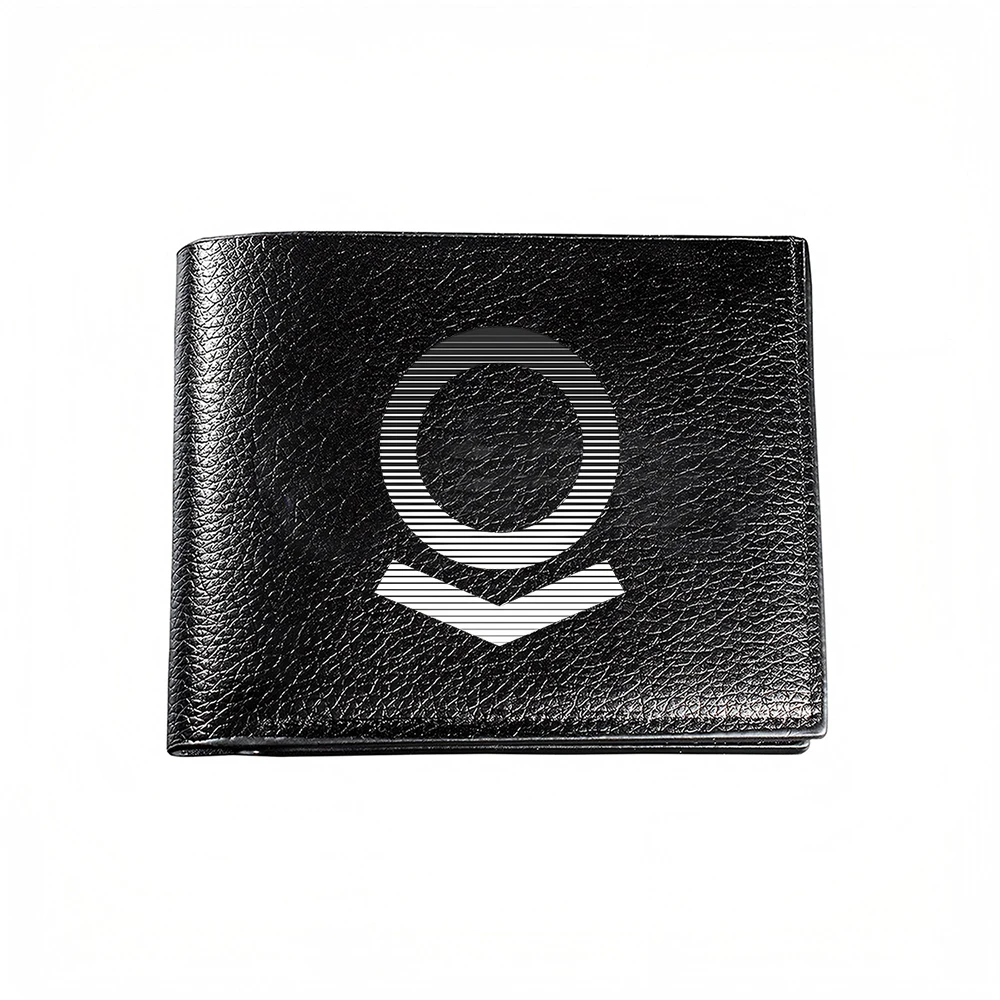 Geometric Circle And Arrow Design Men's Wallet Card Holder Casual Business Fashion Print Accessory