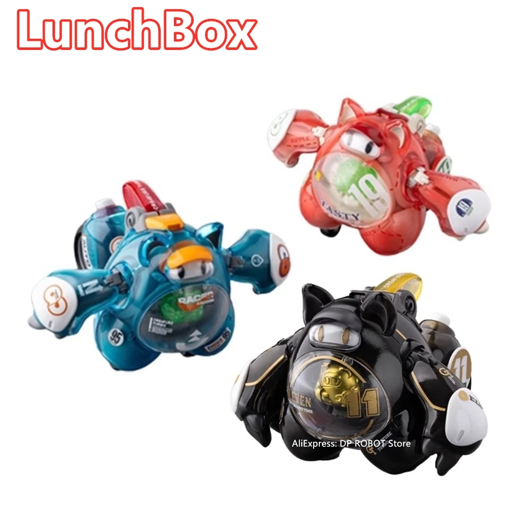 【IN STOCK】LunchBox Racoon Sapphire Blue Pomegranate Red Assembly Model Action Figure Toys