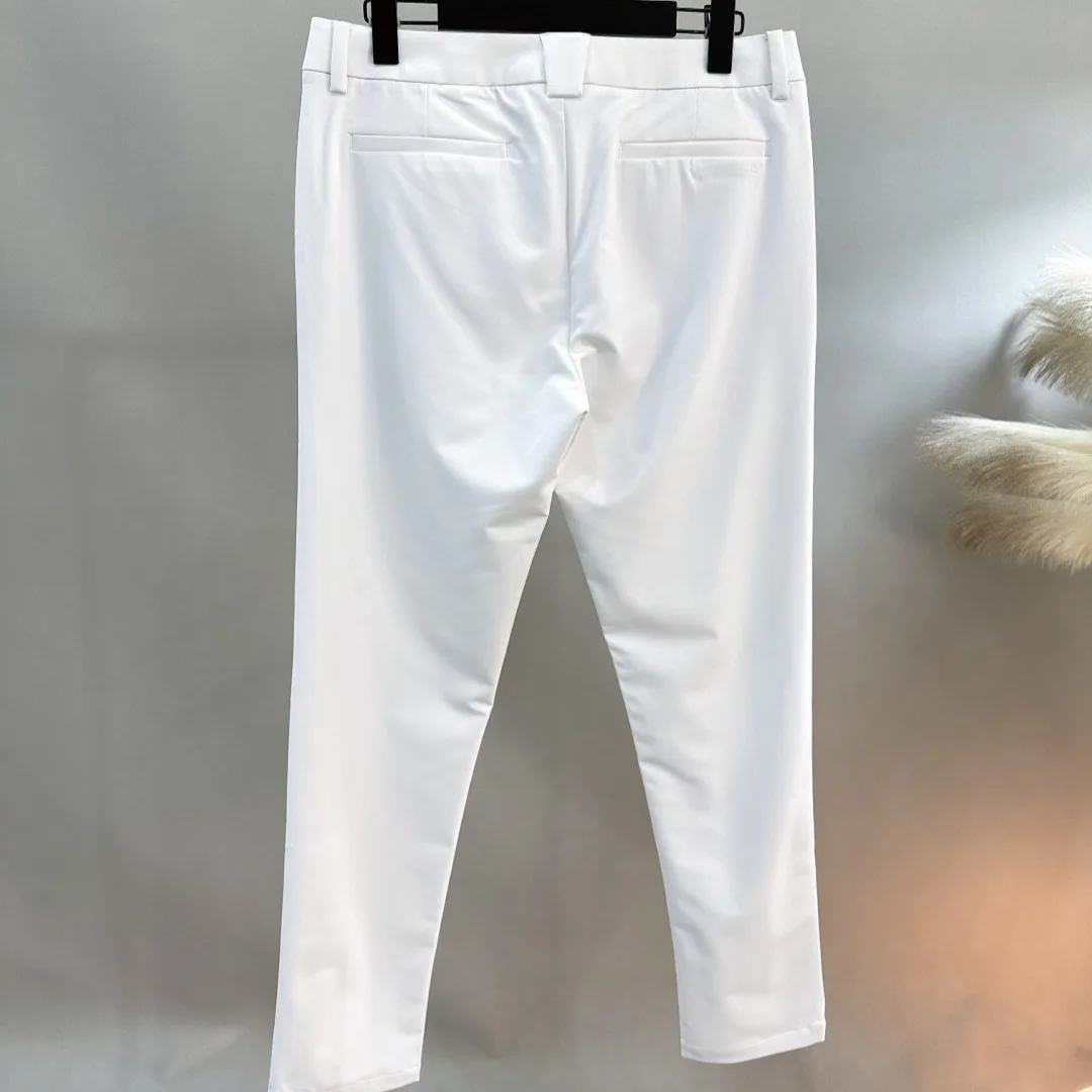 Golf Pants 2026 Fall New Korean Style Quick Dry Solid Lightweight Breathable Four-Way Stretch Polyester Spandex Casual Outdoor