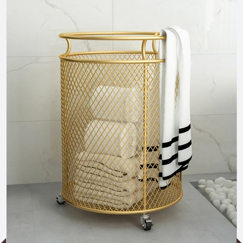 

Cotton and Linen Laundry Basket, Internet Famous Storage, Waterproof Bathroom Organizer, Dirty Clothes Bin, Trendy Home Storage