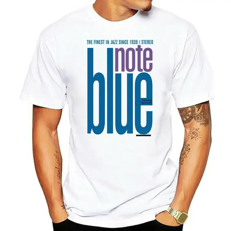 New Men Cotton T-Shirt Blue Note Men& Finest Jazz T-Shirt