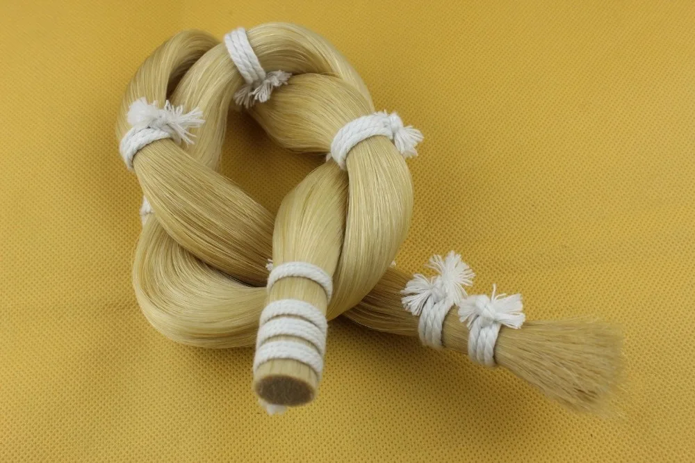 

1 kg Horse Hair Horse Tail Hair violin Bow Parts Mongolian Horse