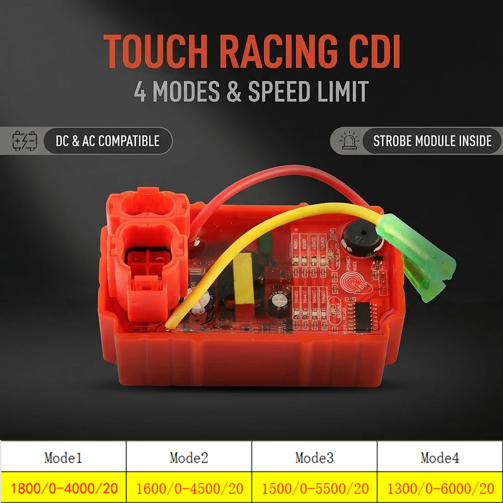 Cdi Racing 6 Pin DC AC For RX150 ML 125 FT150 CGL125 FT125 RX125 XR250R Future 125 XY 125 150 Smart Touch Adjustable Speed limit