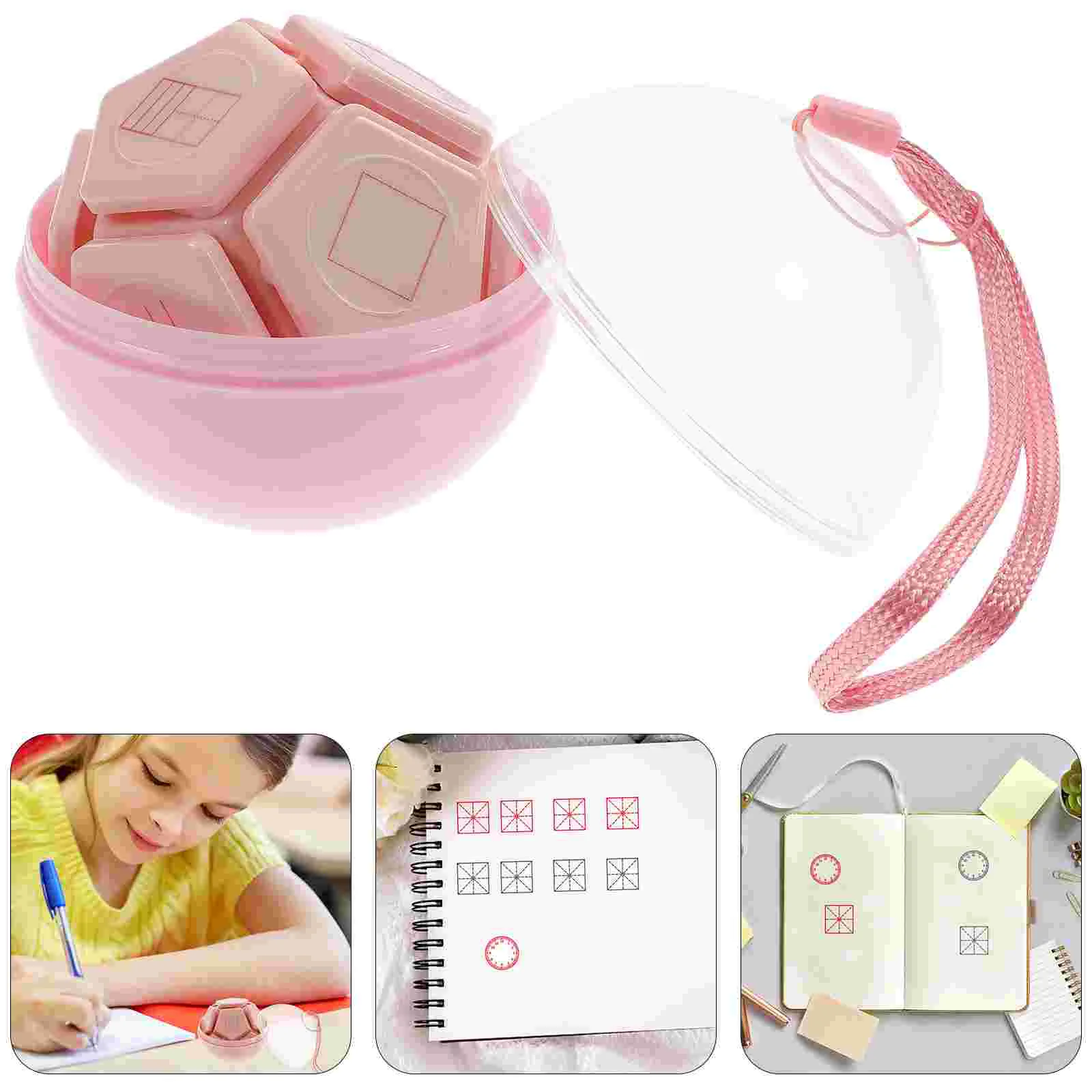 Children's Stamp Convenient Motivation Teacher Supply Gifts for Grading Seal Stationery Classroom Plastic Must Haves