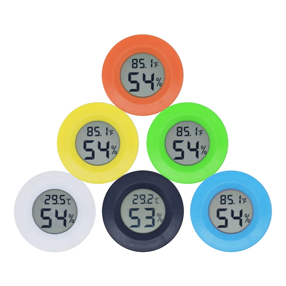 LIZAO LCD Digital Thermometer Hygrometer Mini Monitor For Refrigerator Freezer Humidor Car Pet House