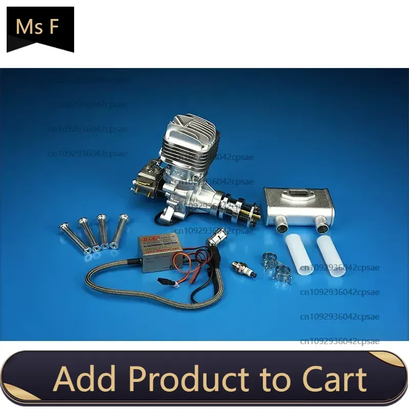 DLE35RA Model Engine Single Cylinder After Two Stroke Exhaust Natural Air Cooling Hand Start 35CC