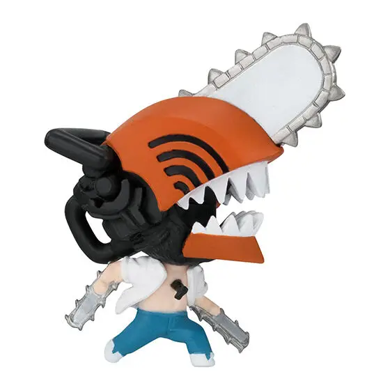 بانداي حقيقية بالمنشار رجل عمل الشكل دينجي ريز ماكيما شقوق غاشابون الكرة الدائمة الموقف دمية الحلي الأصلية