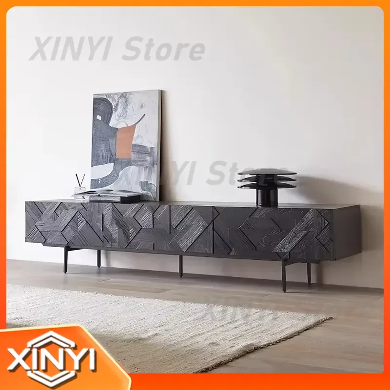 TV Stand for Living Room Entertainment Center Unit with Storage Cabinet for Home Television Furniture for House Modern