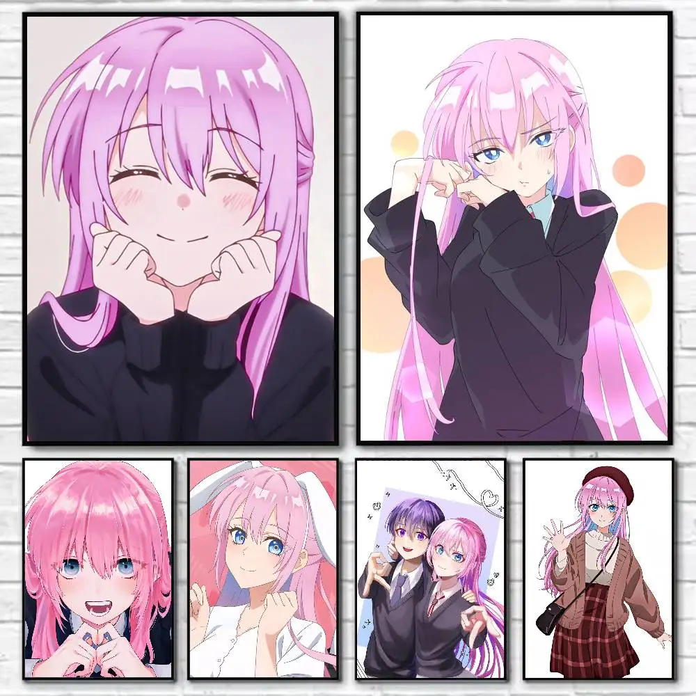 Shikimori's Not Just a Cutie  Waterproof Self-Adhesive Wall Poster for Bedroom Living Room Home Decor