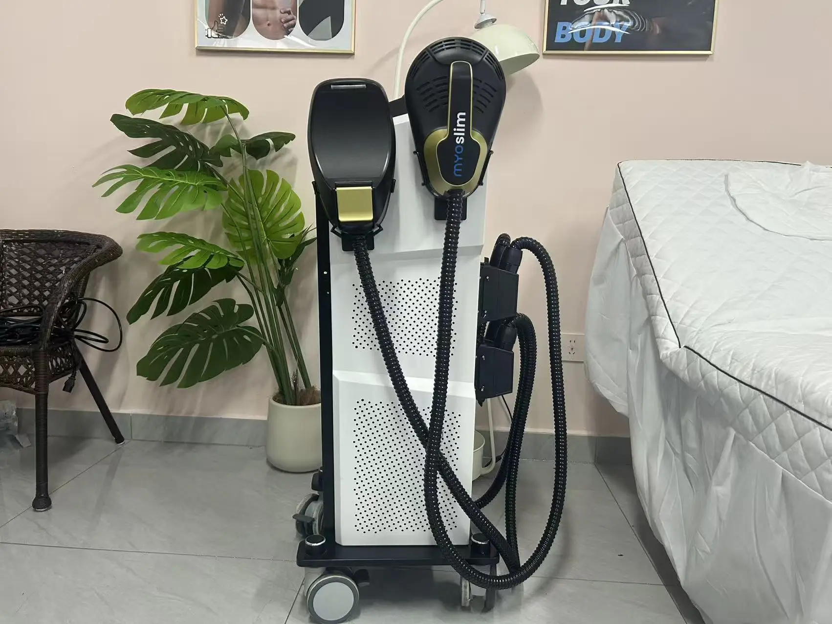 EMS نحت الجسم 15 تسلا 6500 واط EMS الجسم التخسيس حرق الدهون نحت العضلات الكهرومغناطيسية تحفيز آلة العلاج نحت #1