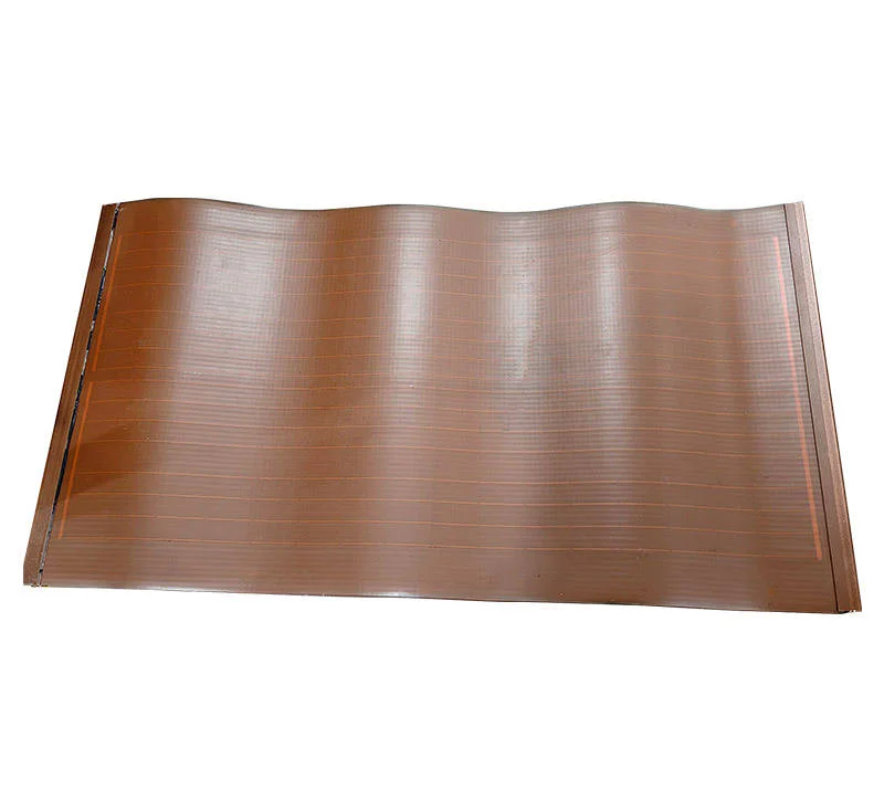 Customized 56W  18v Curved Flexible Solar Tiles HJT Mono Black Red BIPV Solar Roofing Tile  Waterproof for Building System