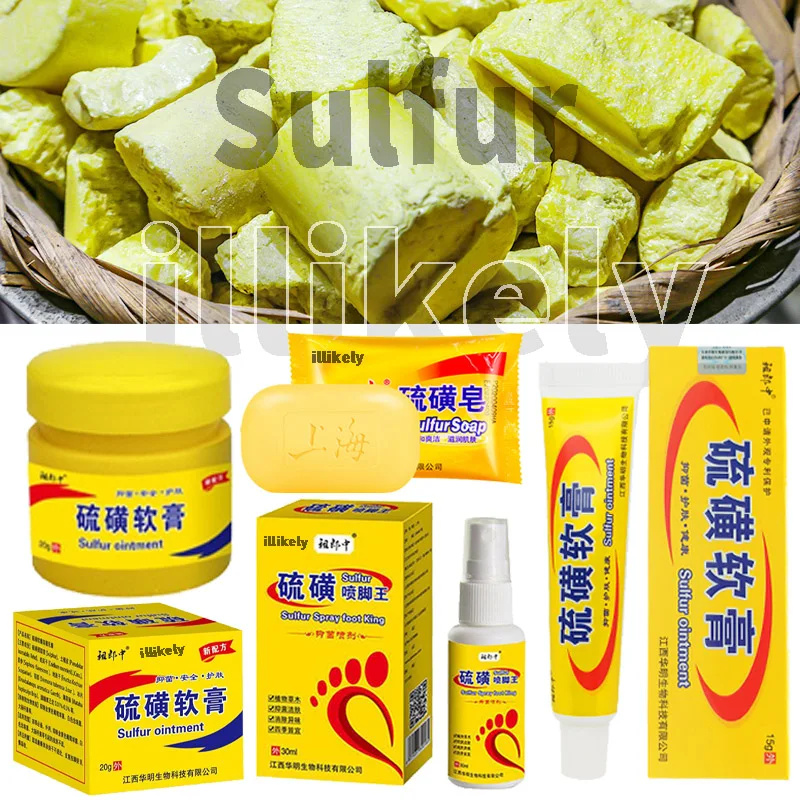 Shanghai Sulfur Soap Oil-Control Acne Antibacterial Treatment Psoriasis Seborrhea Eczema Anti Fungus Bath Healthy Soaps Eczema