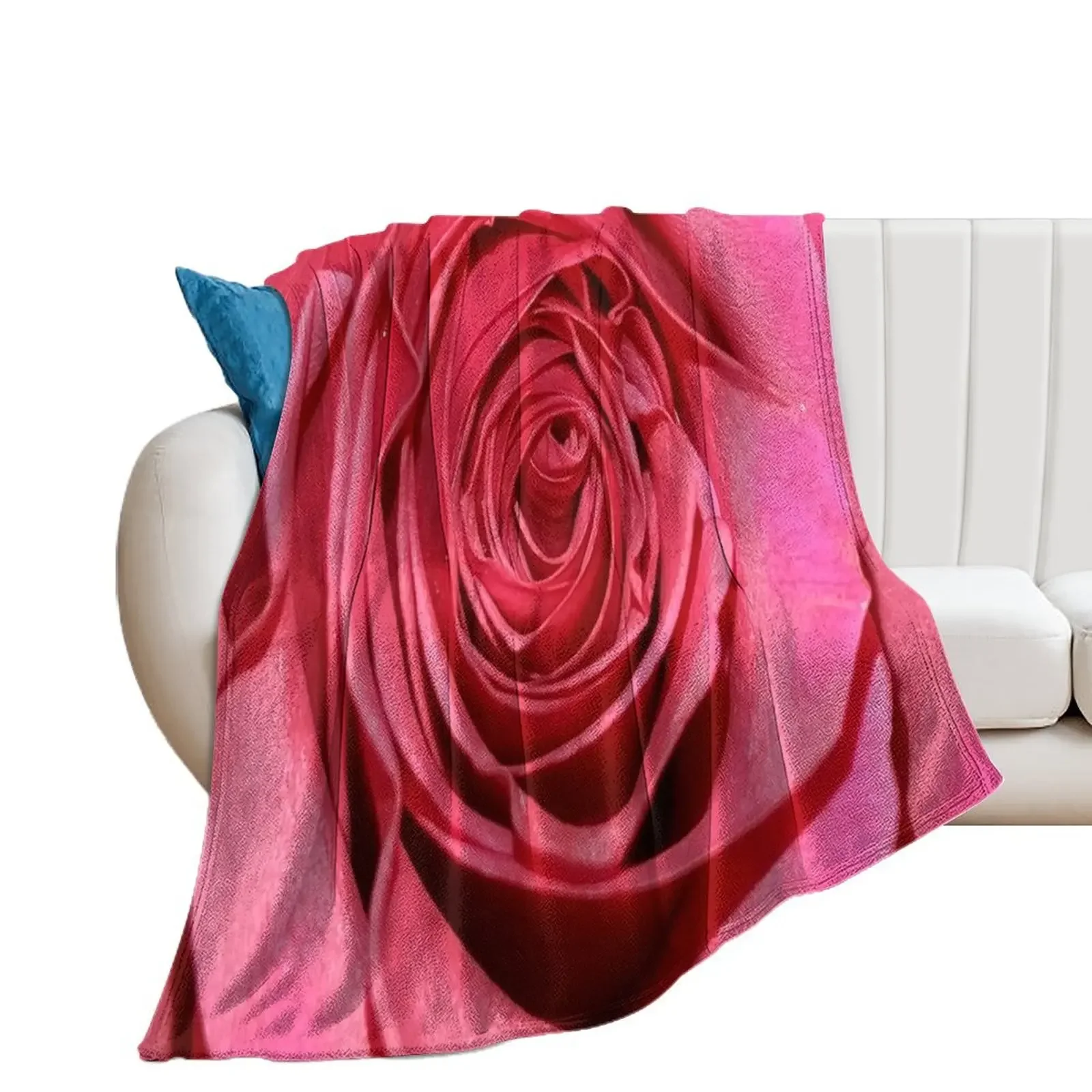 Red Rose DreamscapesbyTeresa Throw Blanket valentine gift ideas Luxury Decoratives Blankets