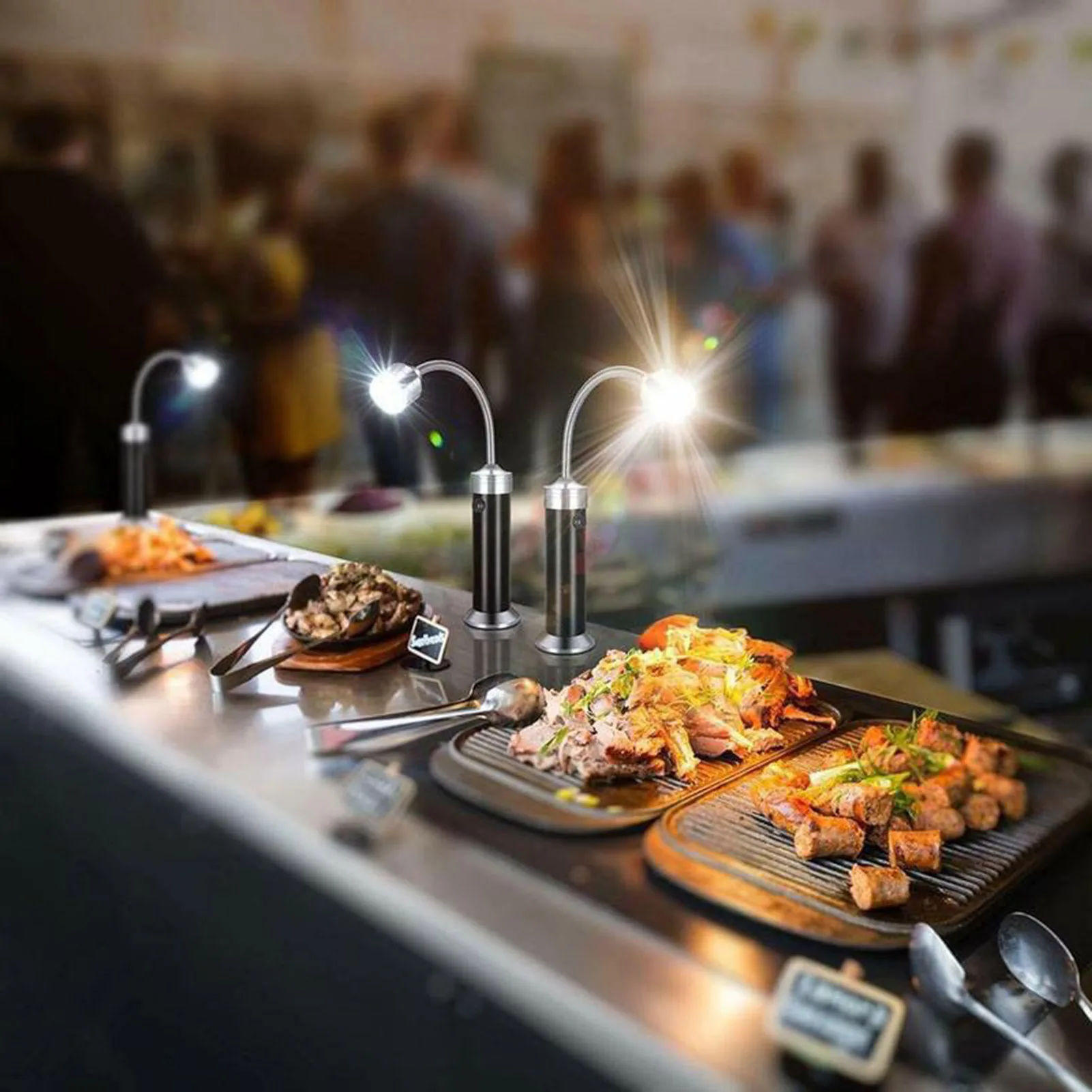 Car Maintenance Light Flashlight Battery Operate LED Tactical Flashlight for Indoor & Outdoor Camping