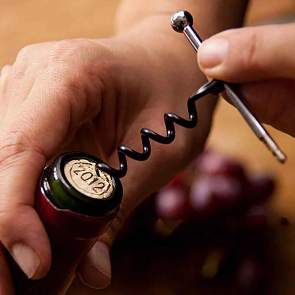 20-1pcs Cork Screw Bottle Corkscrew Double Hinged Mini Outdoor Keychain Wine Opener Creative EDC Tool Party Bar Kitchen Tools