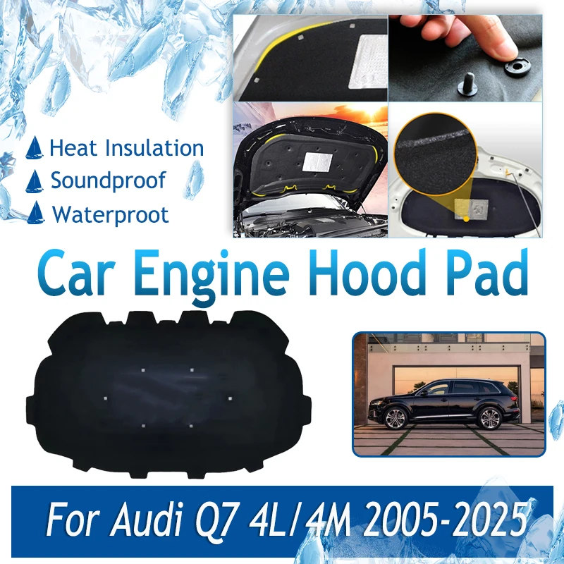 auto-cofano-motore-pad-per-audi-q7-4l-4m-2005-2025-insonorizzato-ombra-motore-isolamento-acustico-coperture-scudo-termico-zerbino-accessori-auto
